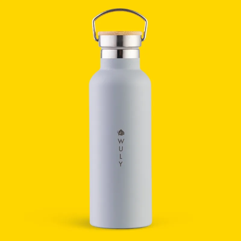 Slim_bottle_500_grey_front Slim Termofľaša 600ml – Obrázok 1